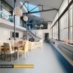 Loft de 161 m² avec terrasse à Saint-Étienne - Spacieux et lumineux