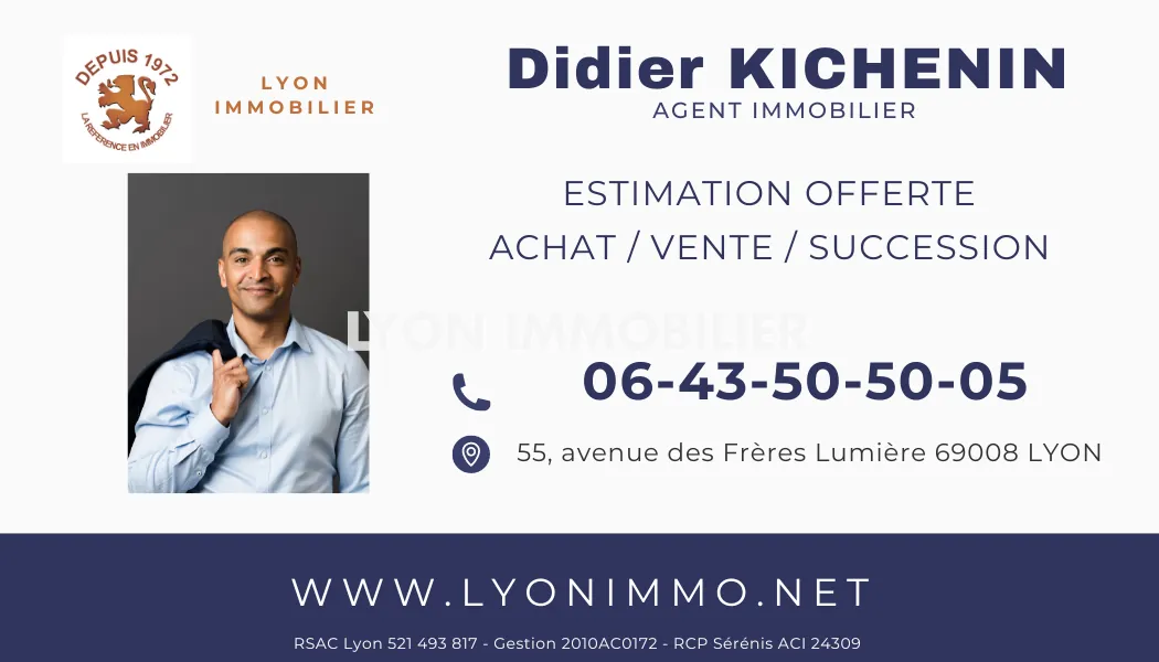 Appartement 4 pièces à Bron avec balcon, parking et grand volume 