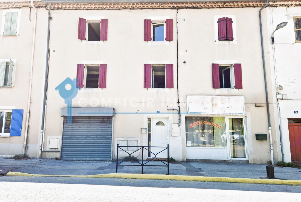 Immeuble de rapport en centre-ville à La Grand Combe - Investissement rentable 