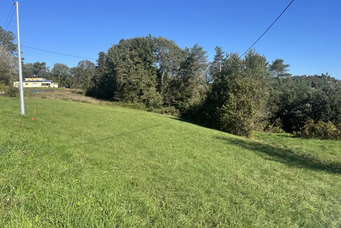Terrain constructible à Sarlat, secteur calme, 1558 m², proche du centre historique 