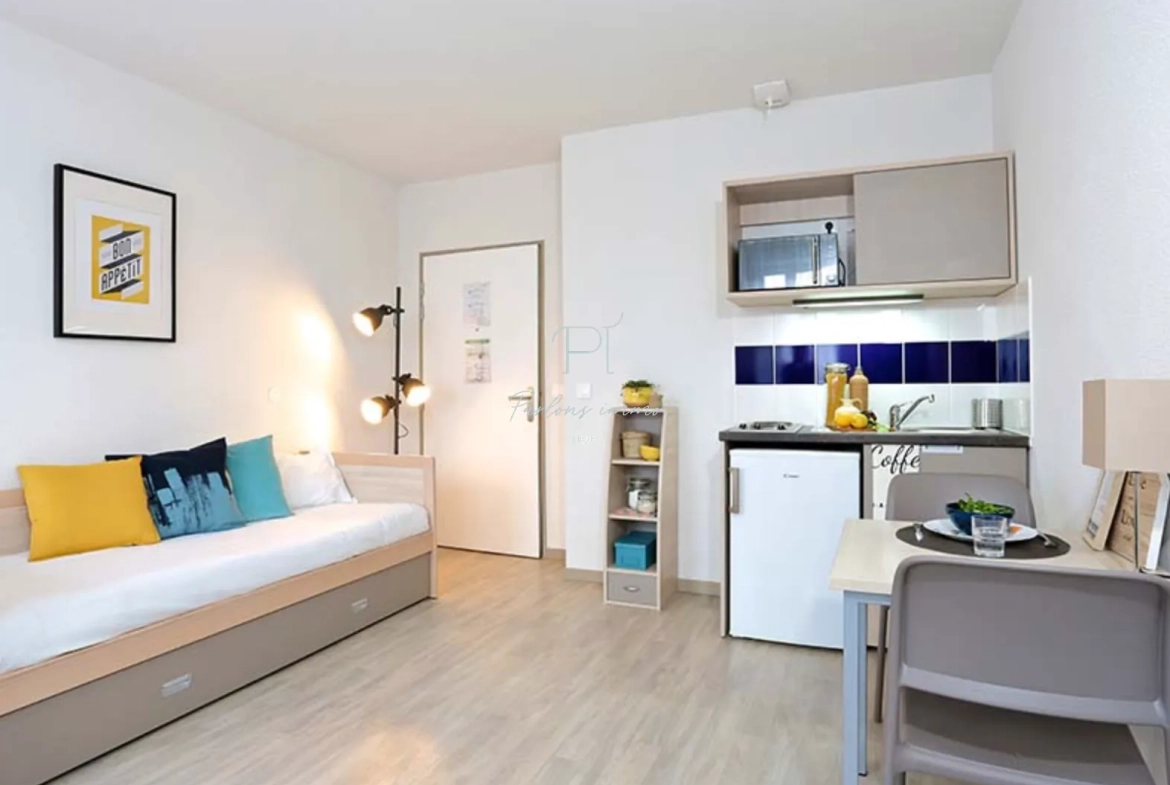 Investissez dans un studio étudiant de 17,34 m² à Nancy à fort potentiel 