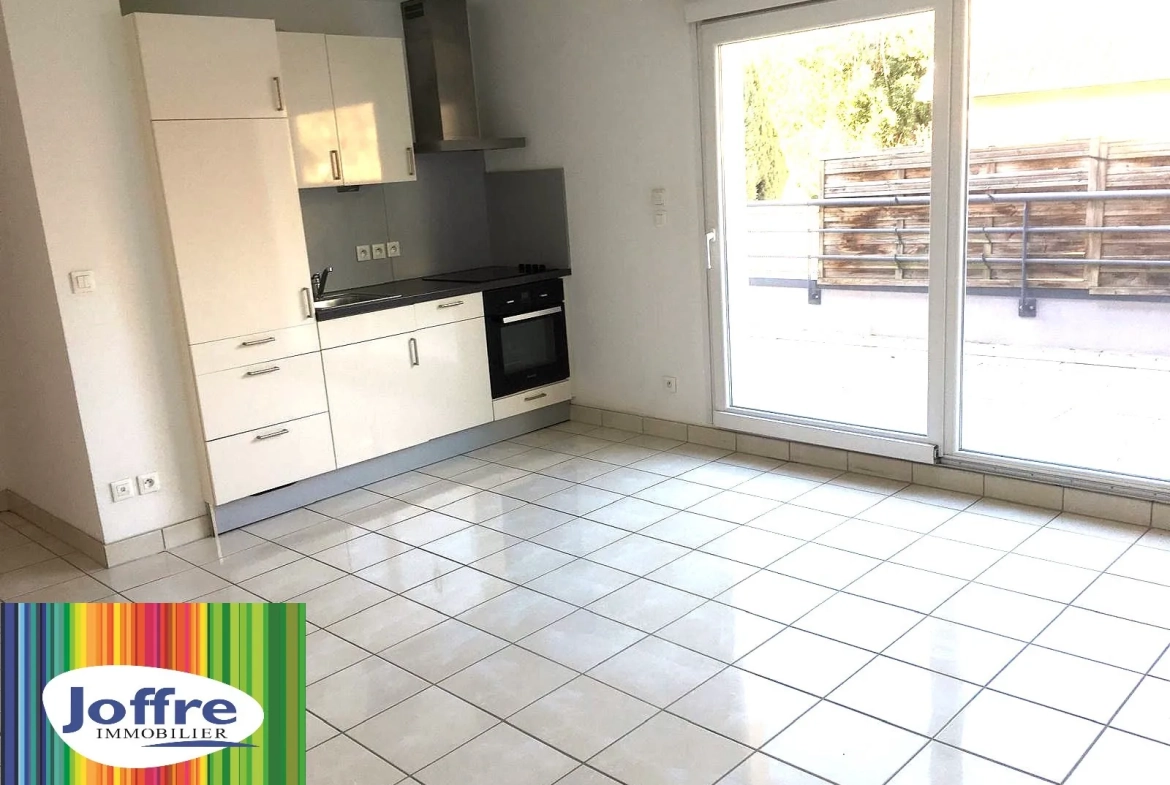 Appartement 3 pièces à Riedisheim de 63 m² avec terrasse, faibles charges 
