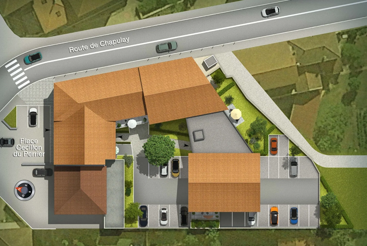 Vente Appartement T3 de 65,4 m² avec Terrasse et Garage à Septème 