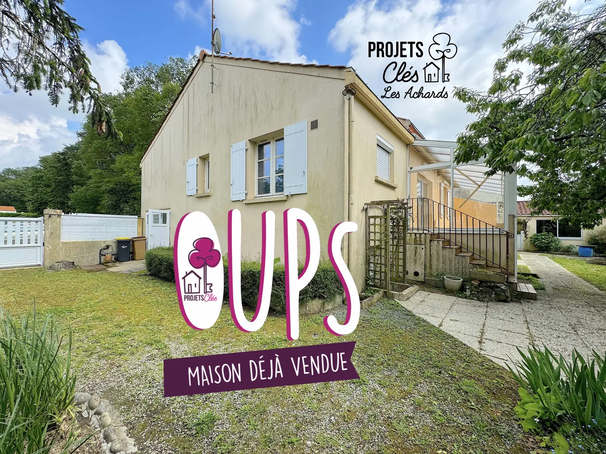 Charmante maison à rénover avec 3 chambres et grand jardin à Les Achards 