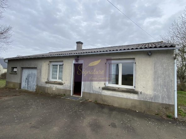 Maison de plain-pied avec terrain constructible à Change (72560)