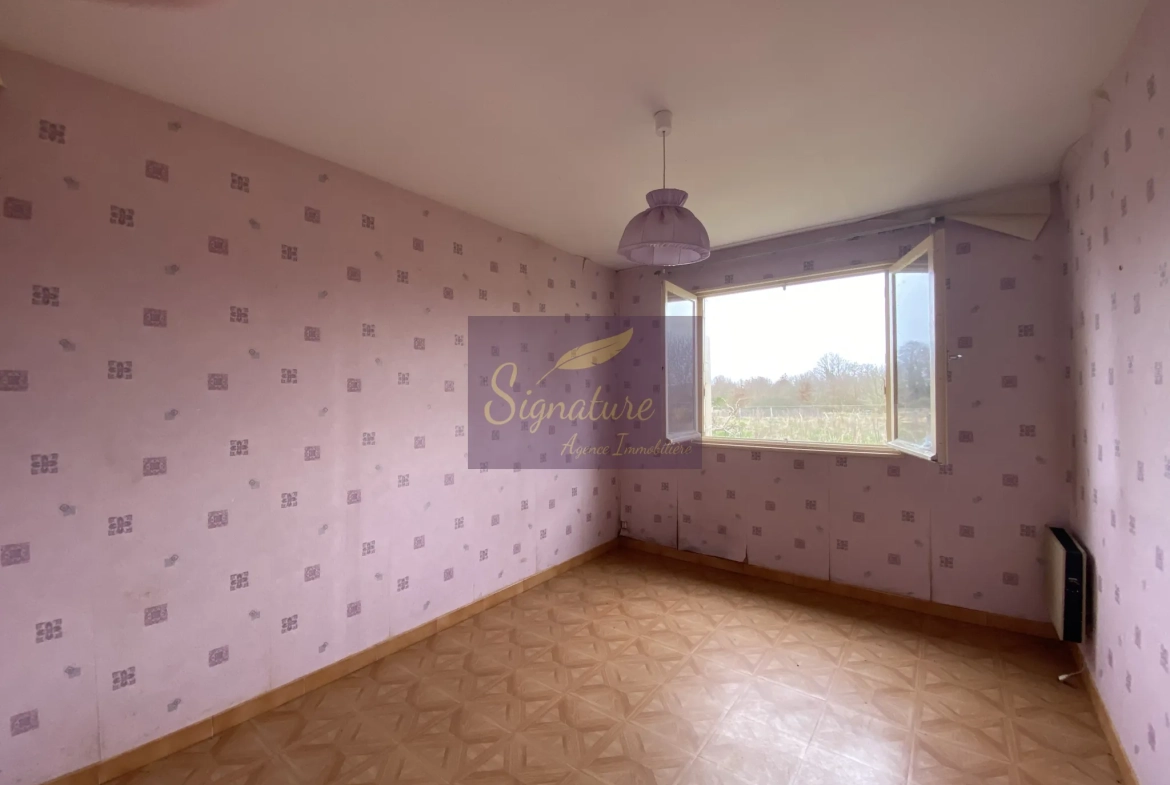 Maison de plain-pied avec terrain constructible à Change (72560) 