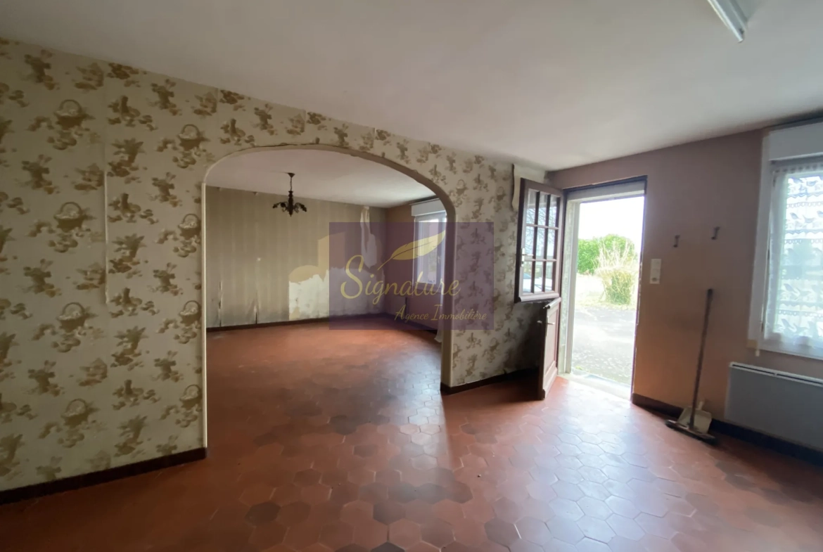 Maison de plain-pied avec terrain constructible à Change (72560) 
