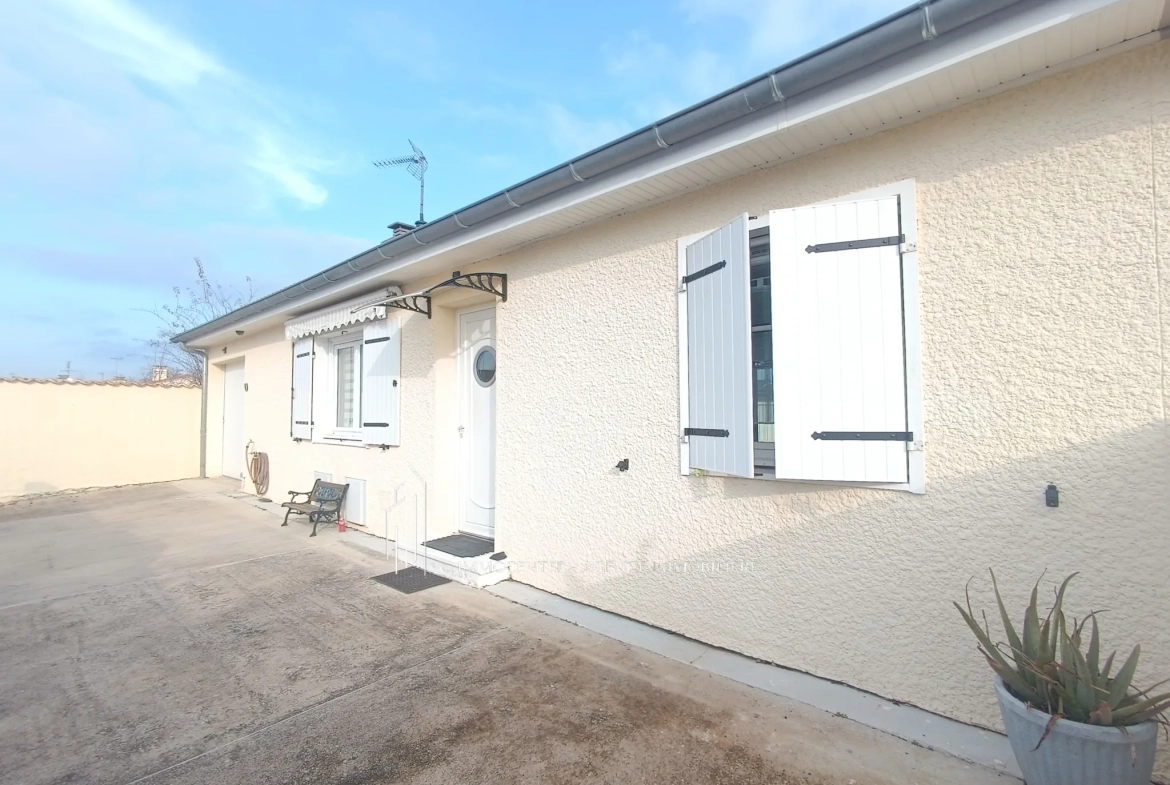 Maison de plain-pied à vendre à Romans-sur-Isère - 3 chambres, 80 m² 