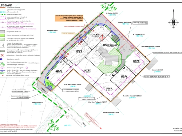 Terrain constructible à Meschers-sur-Gironde de 381 m² avec exposition sud-est