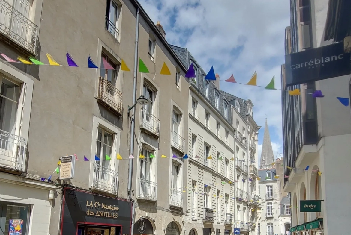 Appartement T2 lumineux à Nantes, centre-ville, proximité place Royale 
