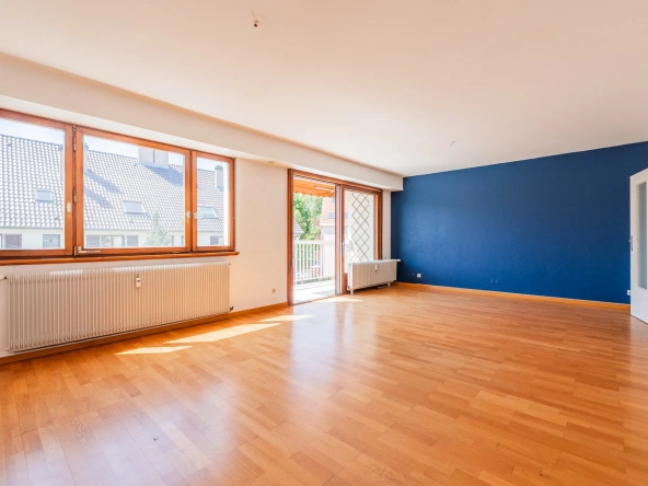 A vendre appartement 3 pièces de 78,50 m² avec balcon à Strasbourg Robertsau