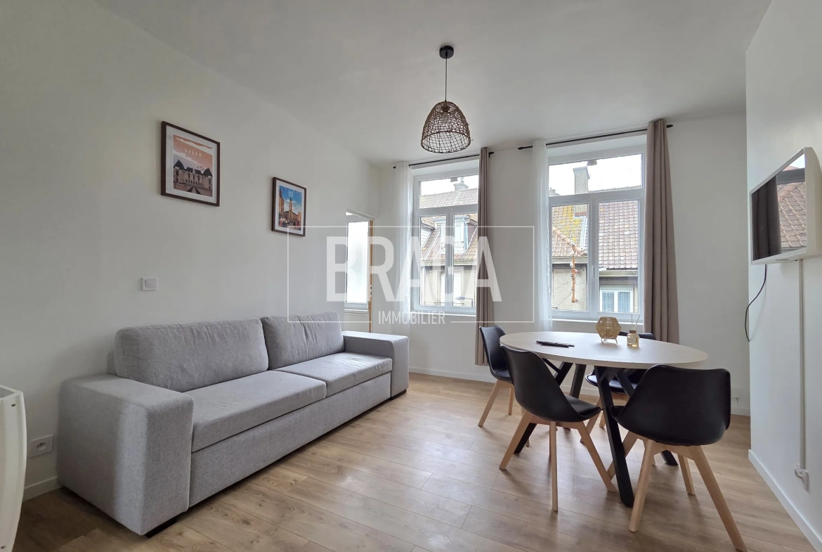 Appartement rénové avec vue mer à Boulogne-sur-Mer – Opportunité à 98 000 € 