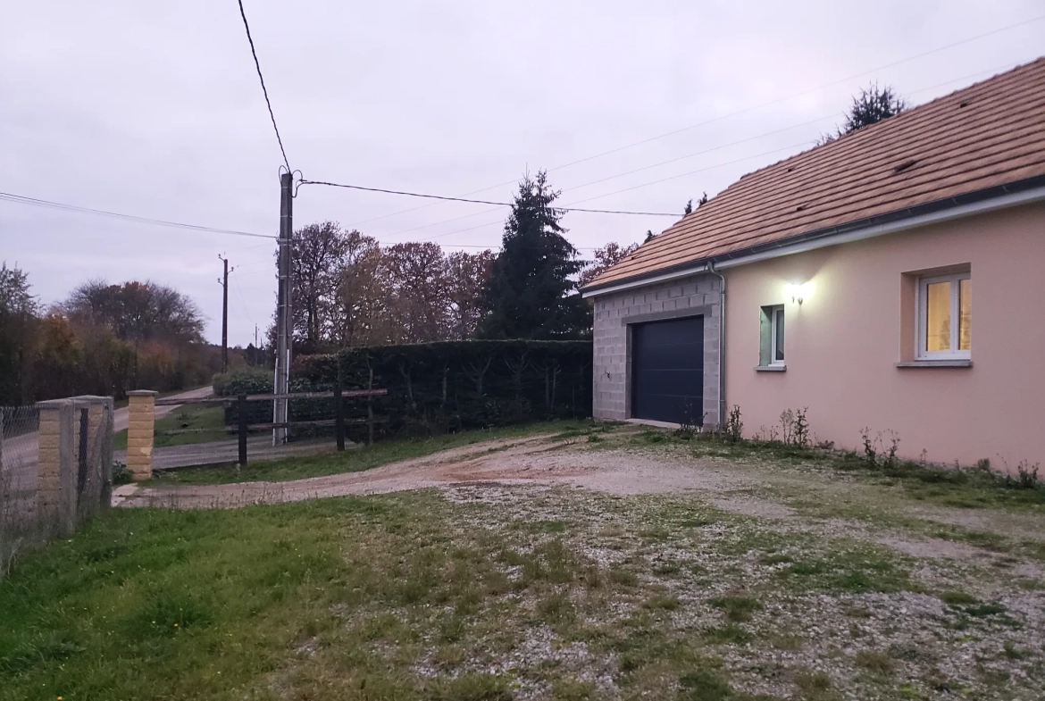 Maison de plain-pied récente de 94 m² avec garage à l'Aigle 