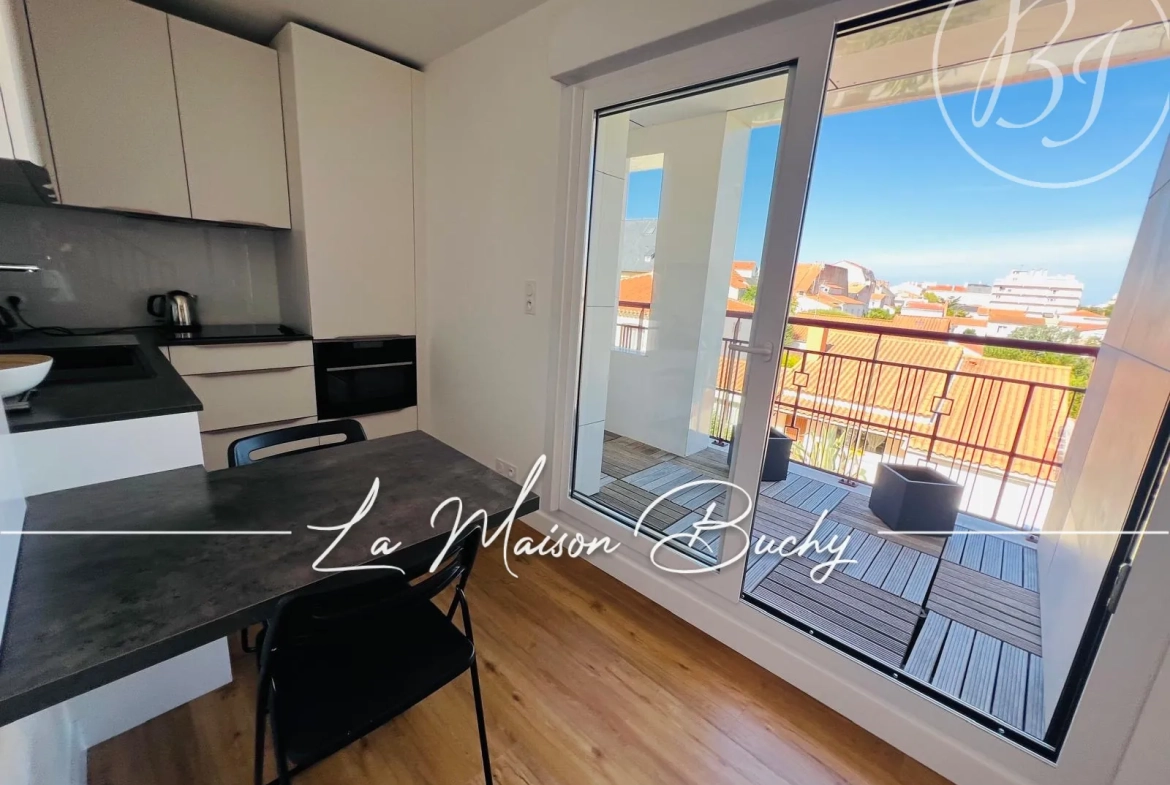 Appartement duplex 3 pièces avec balcon et parking à Les Sables d'Olonne 