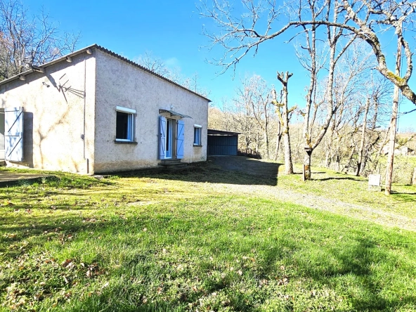 Maison de plain-pied à Milhars avec terrain de 970 m², proche Cordes-sur-Ciel