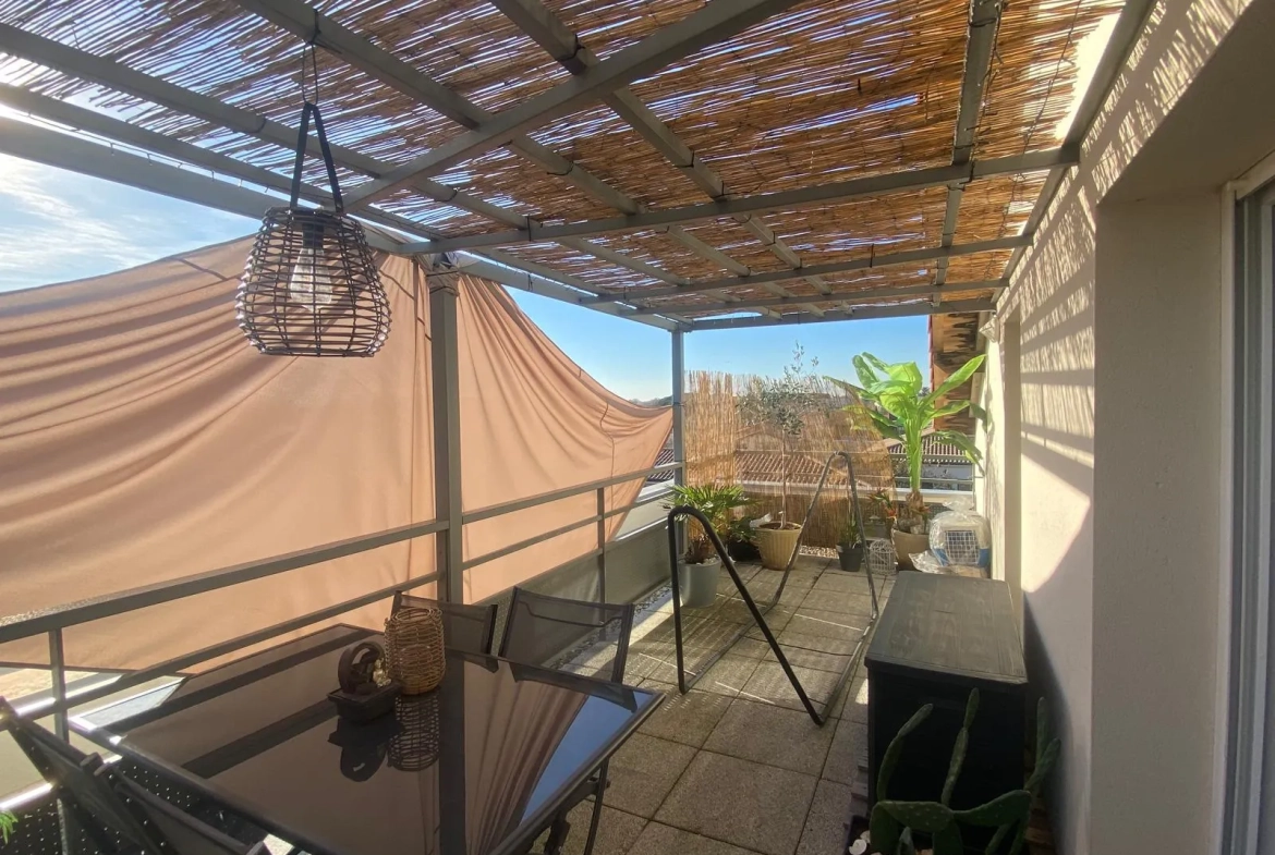 Appartement T4 lumineux avec terrasse et parking à Tournefeuille 
