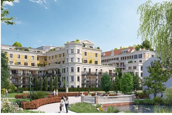 À vendre appartement 2 pièces de 43,48 m² avec balcon au Plessis-Robinson 