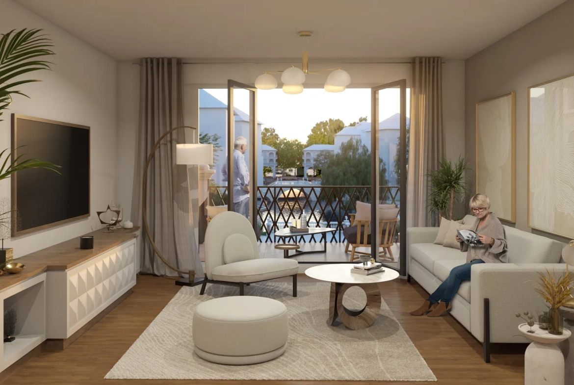 À vendre appartement 2 pièces de 43,48 m² avec balcon au Plessis-Robinson 