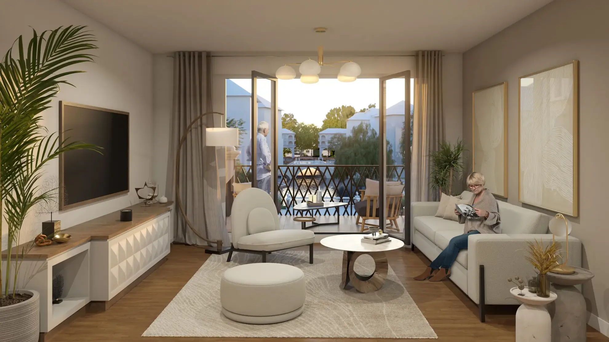 À vendre appartement 2 pièces de 43,48 m² avec balcon au Plessis-Robinson 