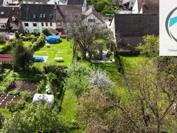 Maison accolée de 95 m² à Dasle avec garage et terrain clos 