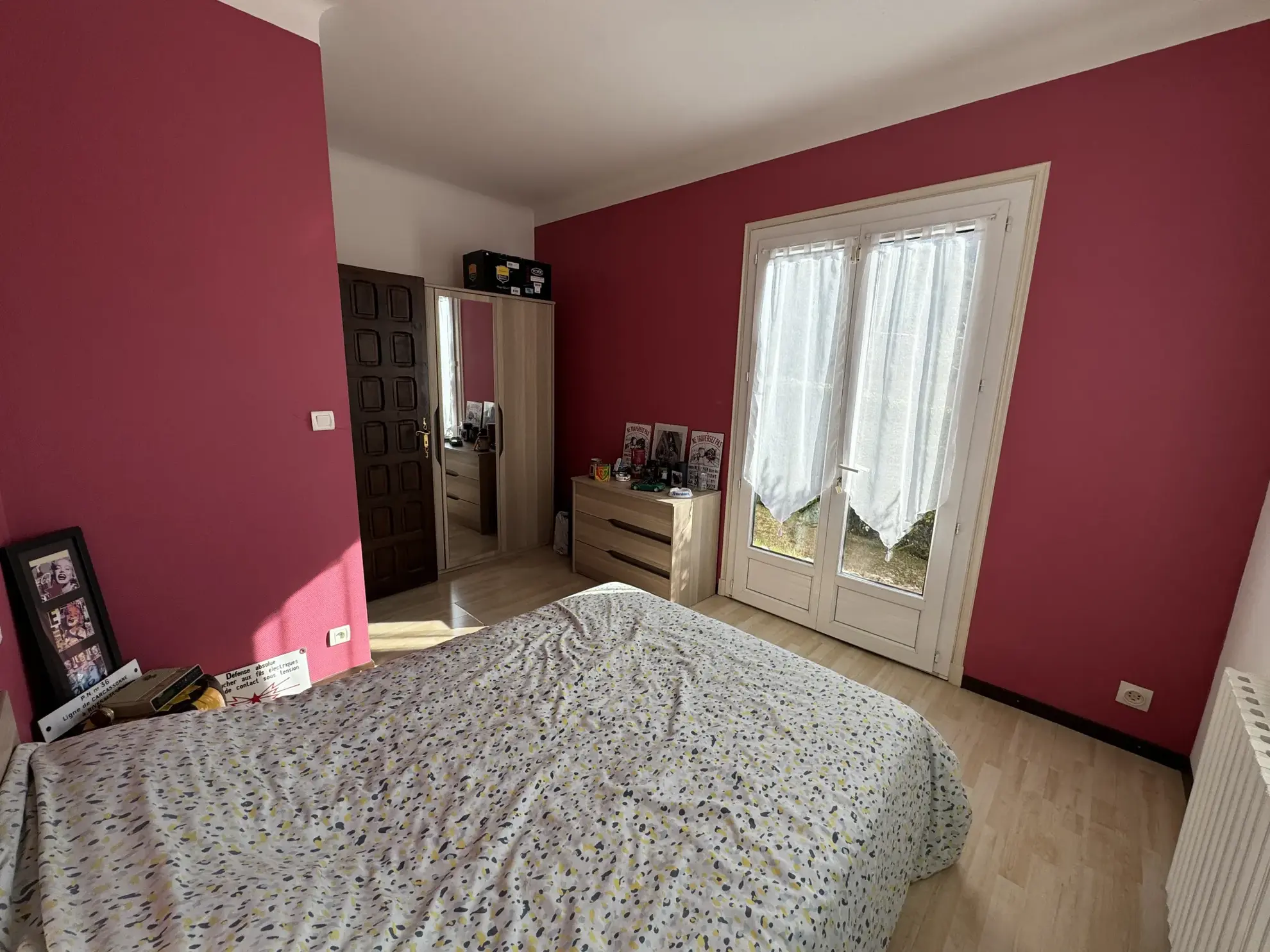 Maison avec piscine chauffée et garage à Quillan, vue panoramique sur montagnes 