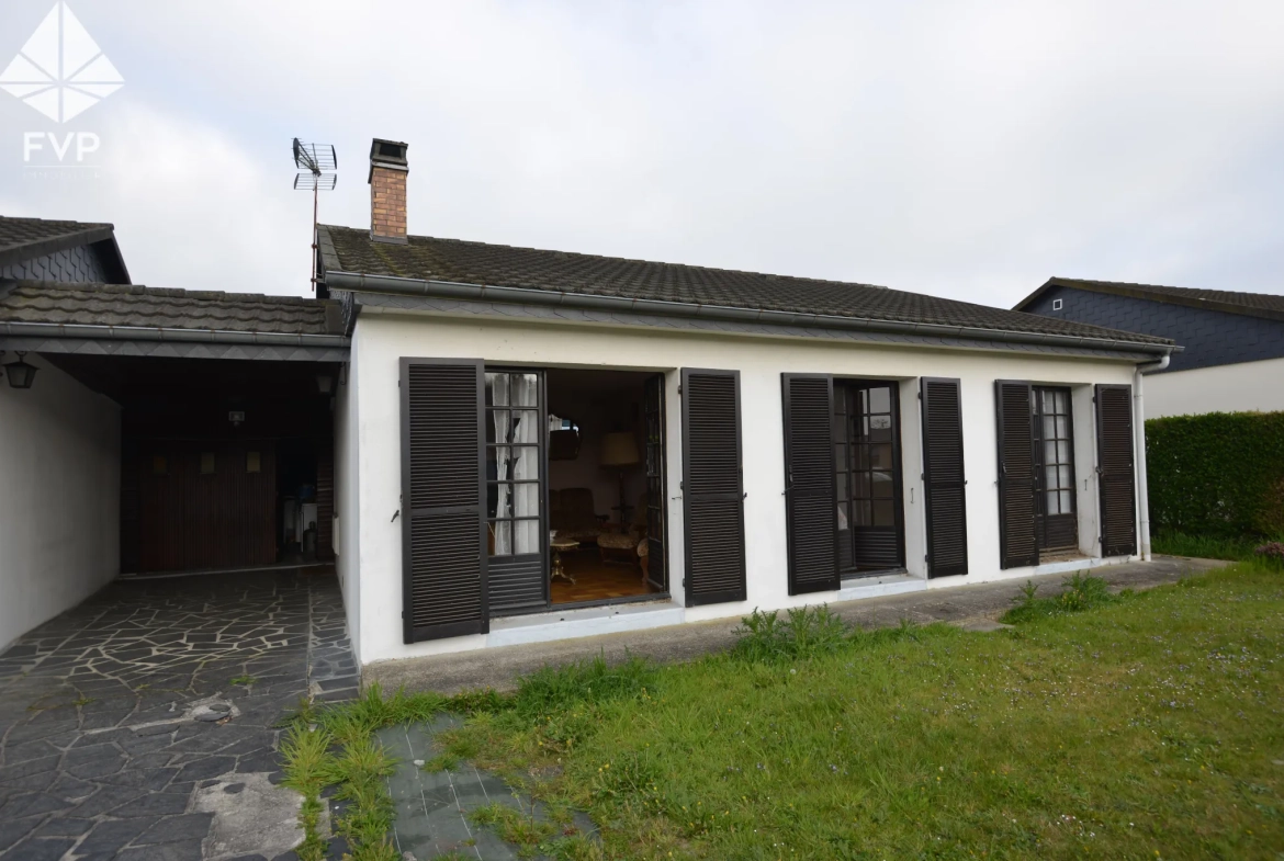 Maison de plain-pied à Port Jérôme-sur-Seine avec jardin clos 