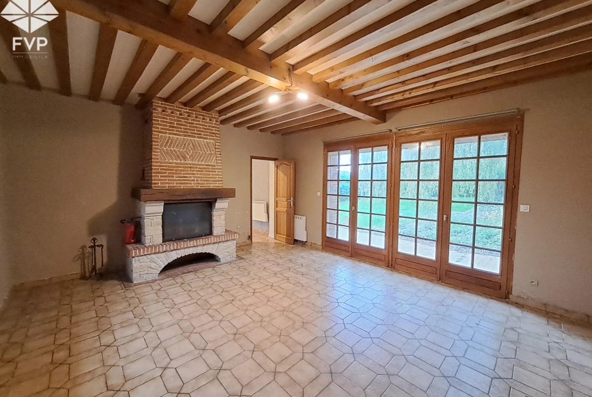 Maison en pierre à vendre à Saint-Valery-en-Caux, 3 chambres, terrain 1440m², proche Paluel 