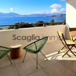 Vente appartement T2 avec terrasse et vue mer à Agosta, dernière étage