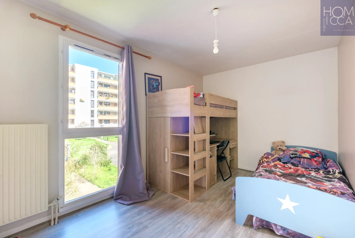 Spacieux T3 à Villeurbanne près du Parc de la Tête d’Or avec balcon et cave 