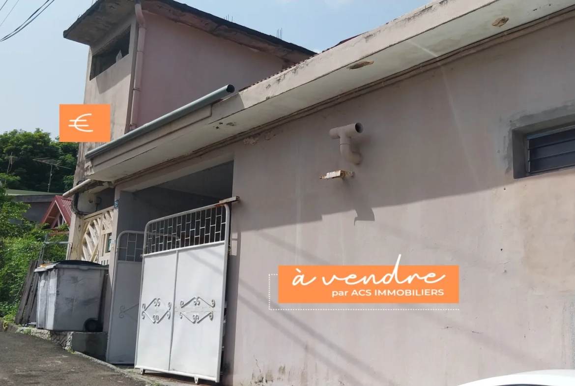 Maison F6 à Fort-de-France avec deux appartements et terrain - Excellente opportunité d'investissement 