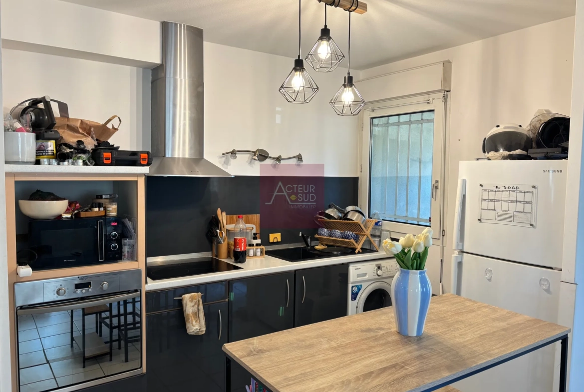 Appartement 2 pièces lumineux avec grande terrasse à Montpellier Ouest 