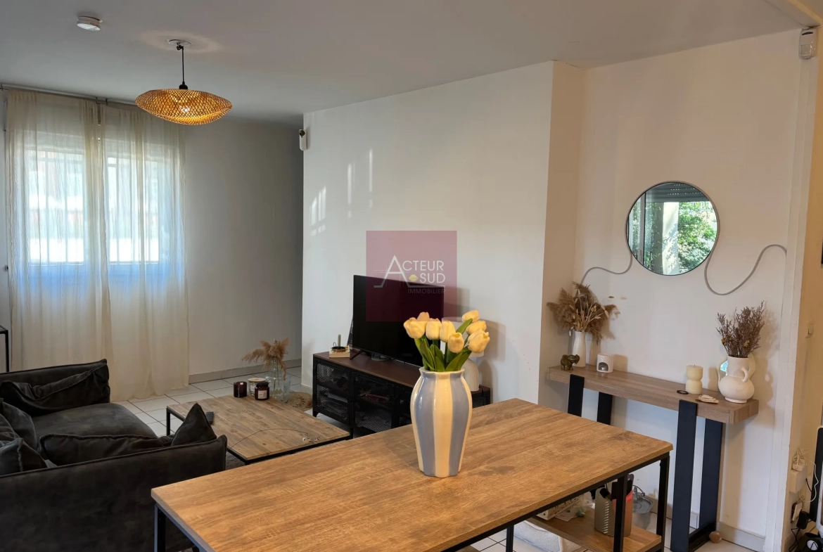 Appartement 2 pièces lumineux avec grande terrasse à Montpellier Ouest 