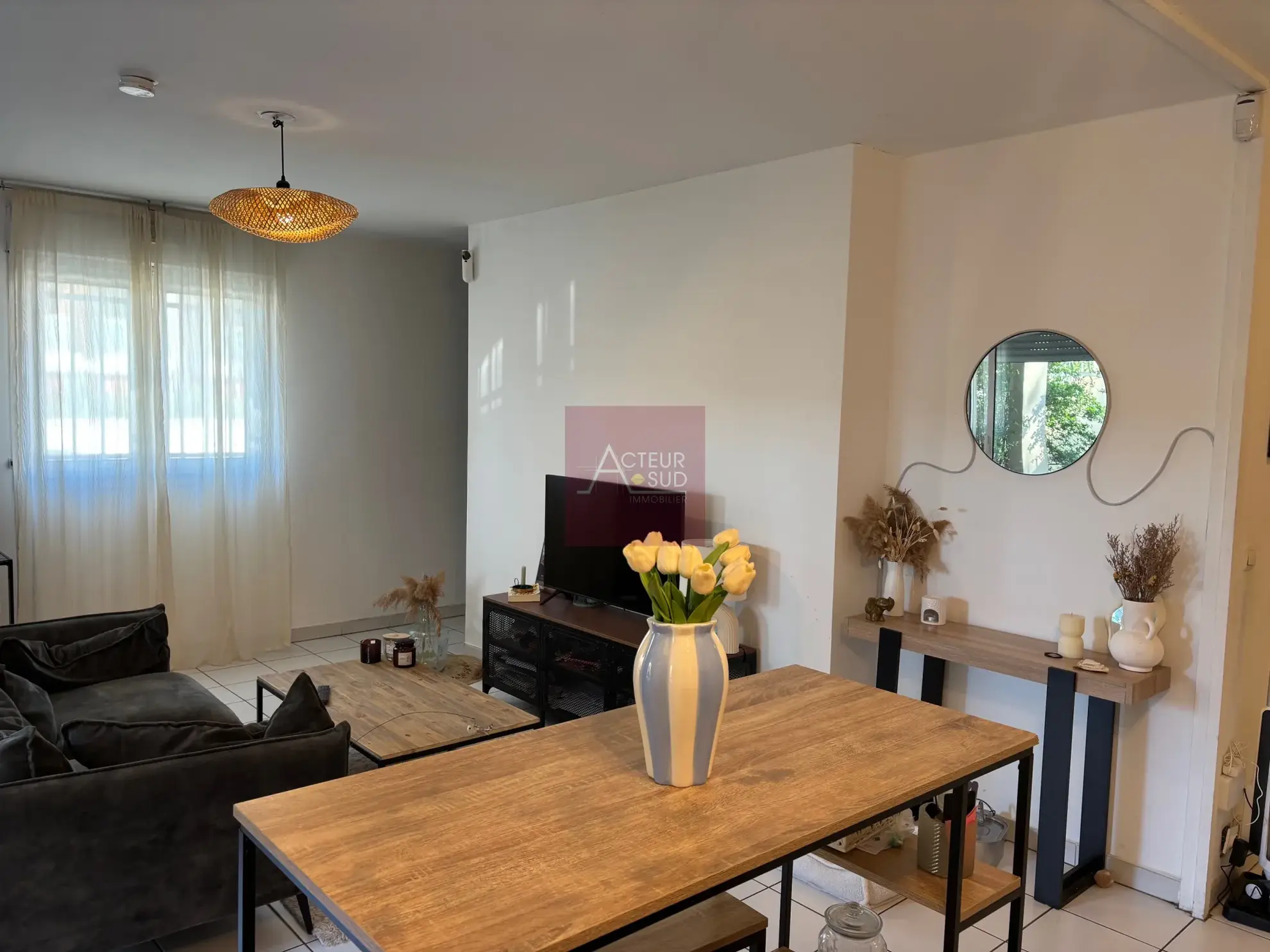 Appartement 2 pièces lumineux avec grande terrasse à Montpellier Ouest 