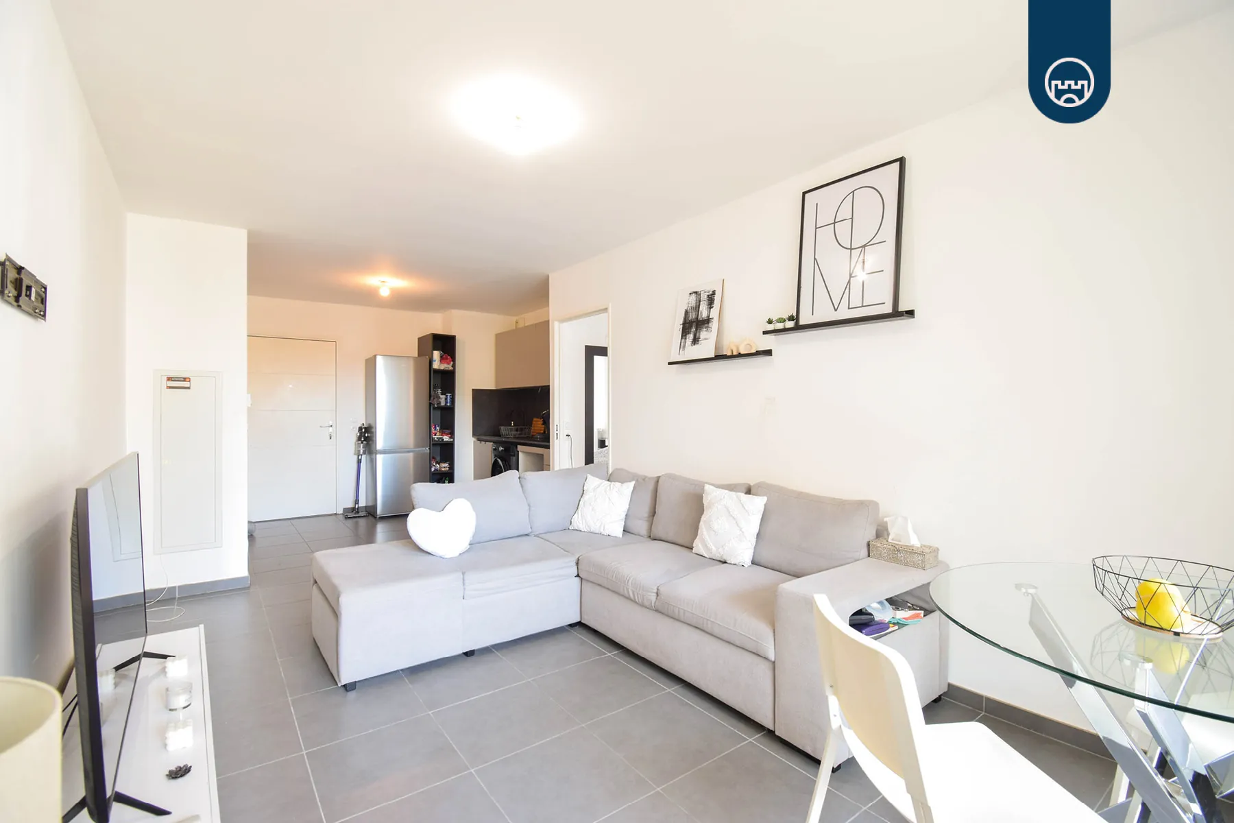 Appartement 2 pièces de 42 m² à Nice proche CHU et universités avec parking et cave 