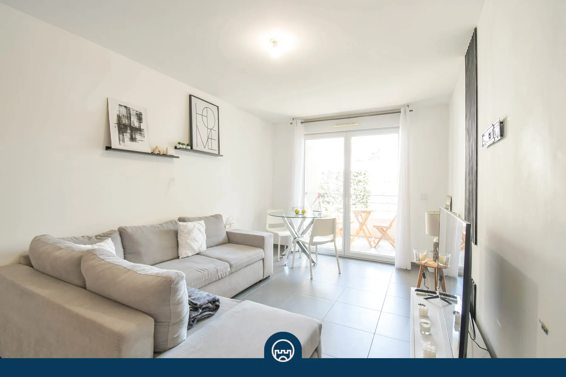 Appartement 2 pièces de 42 m² à Nice proche CHU et universités avec parking et cave 