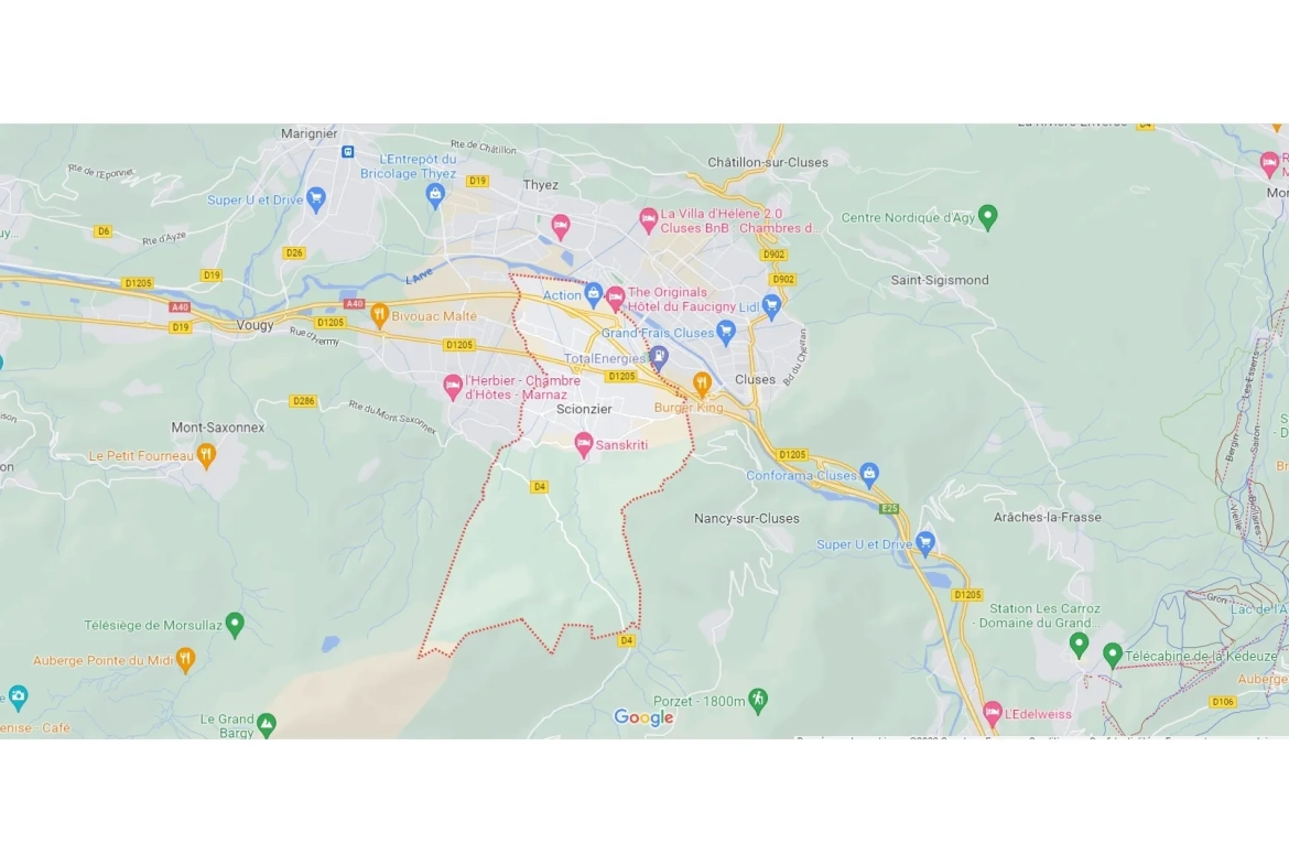 Terrains à bâtir viabilisés à vendre à Scionzier 74950 - LOTISSEMENT NEUF 