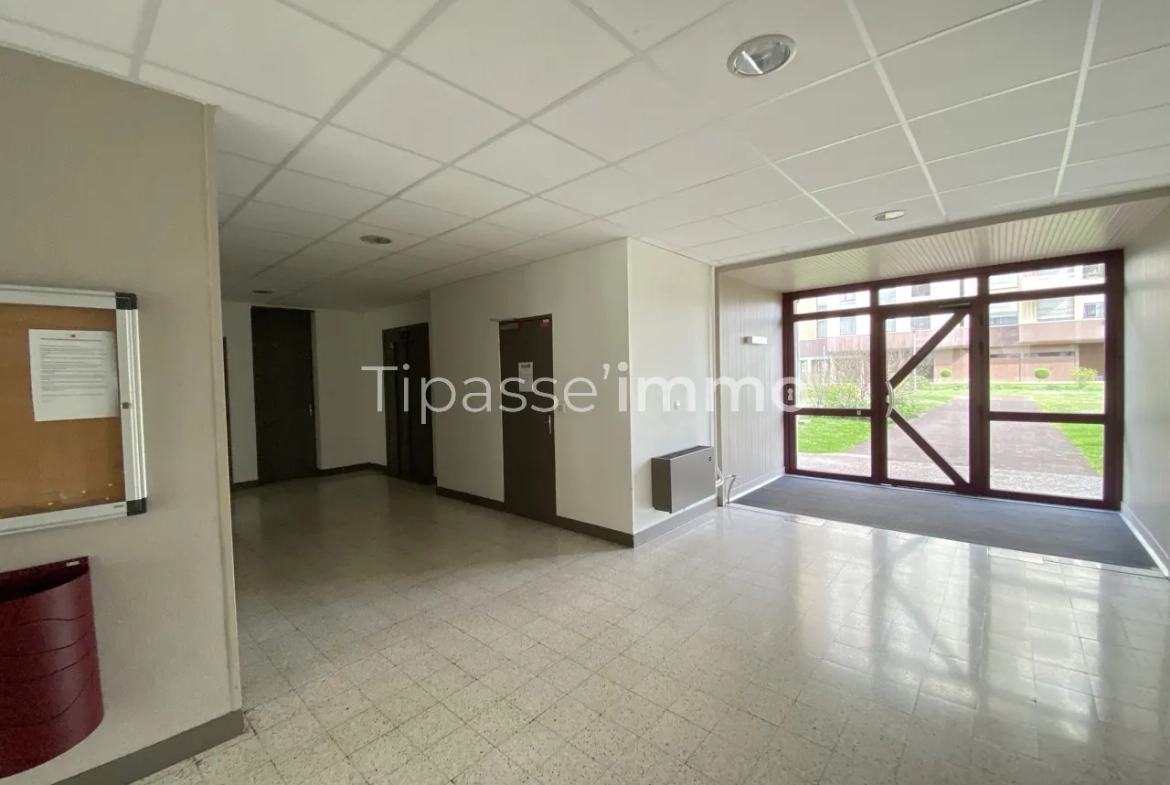 Appartement F2 à vendre à Rouen rive gauche avec parking et résidence sécurisée 