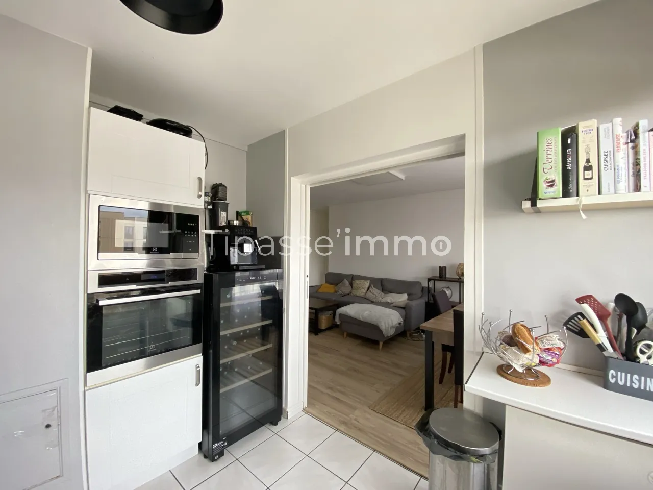 Appartement F2 à vendre à Rouen rive gauche avec parking et résidence sécurisée 