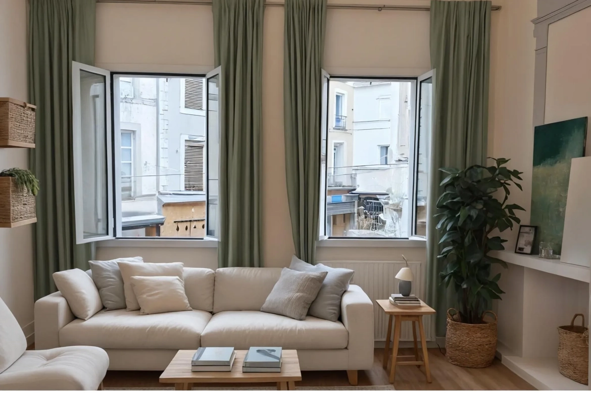 Investissement locatif à Lodève : T1 loué avec cave dans rue piétonne 
