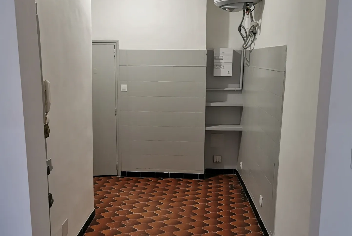 Investissement locatif à Lodève : T1 loué avec cave dans rue piétonne 