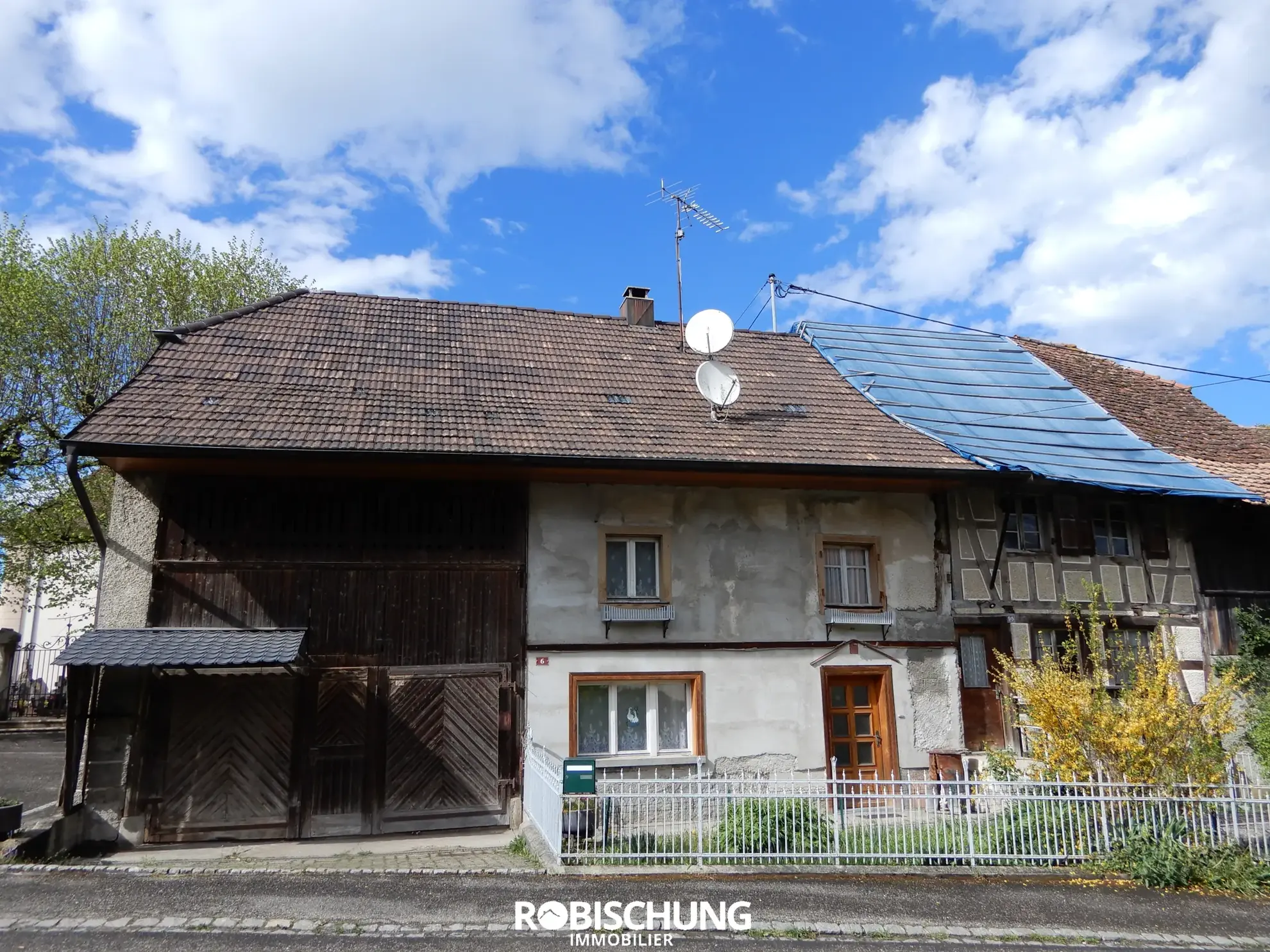 Charmante maison de village à rénover à Bouxwiller - 103 m² avec garage 