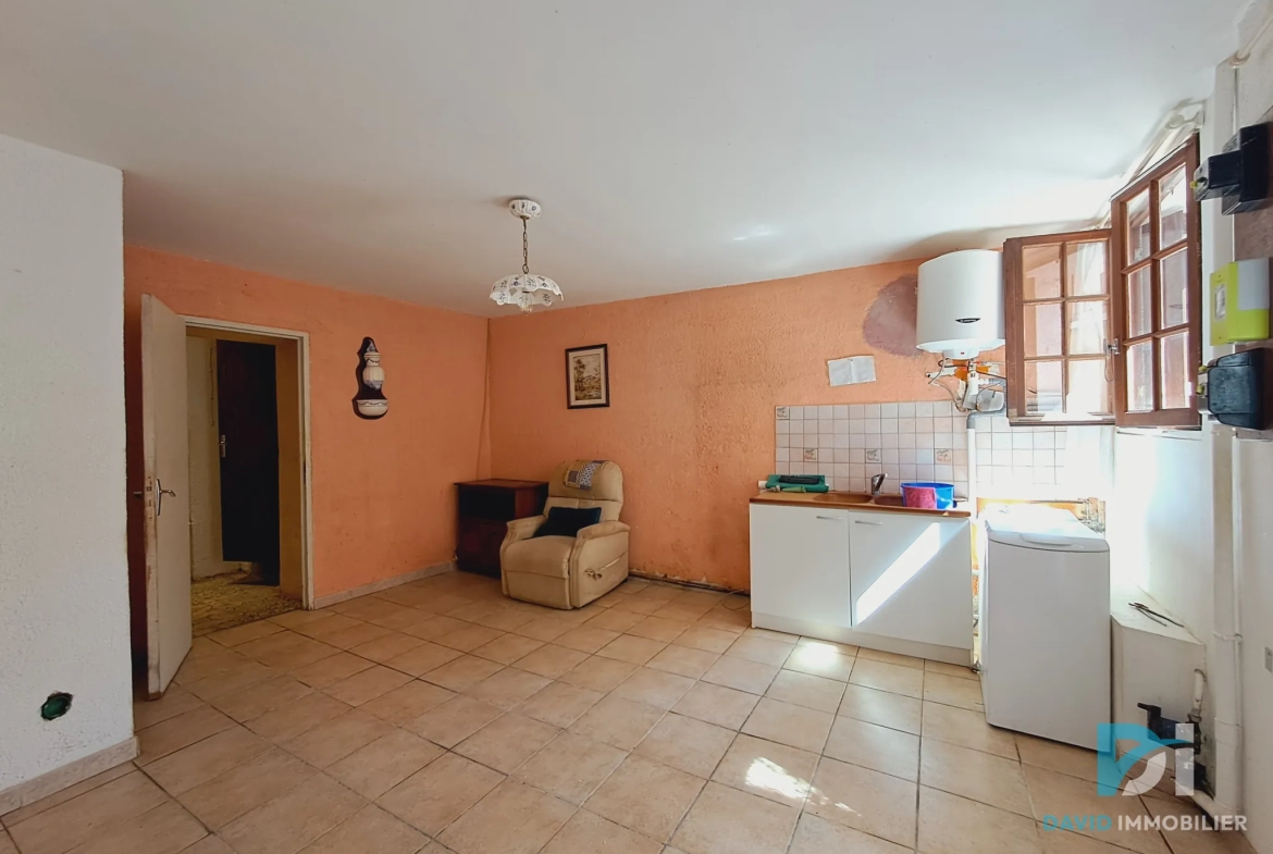 Maison de village lumineuse 140 m² à Florensac – Idéal pour investissement 