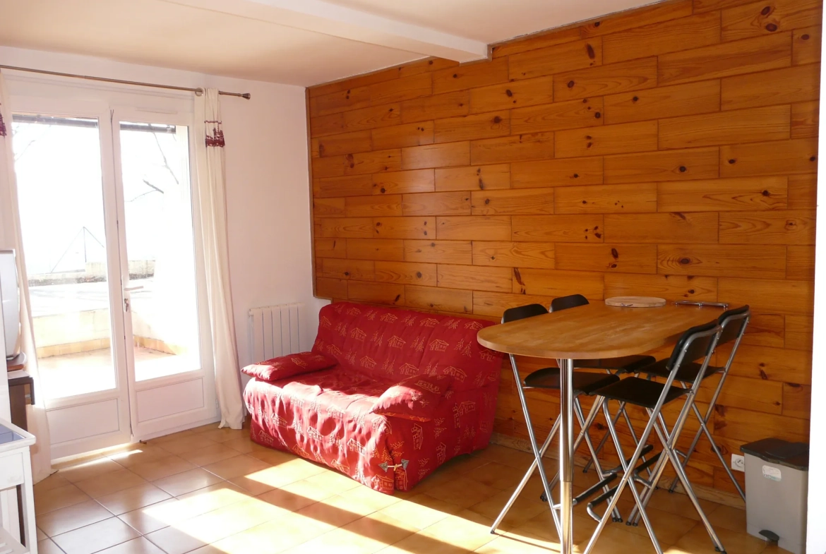 Appartement T2 rénové avec terrasse à Font-Romeu - Vue montagnes 