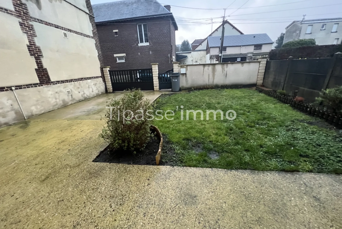 Maison F4 avec terrasse et jardin au Petit-Quevilly – Idéal premier achat 