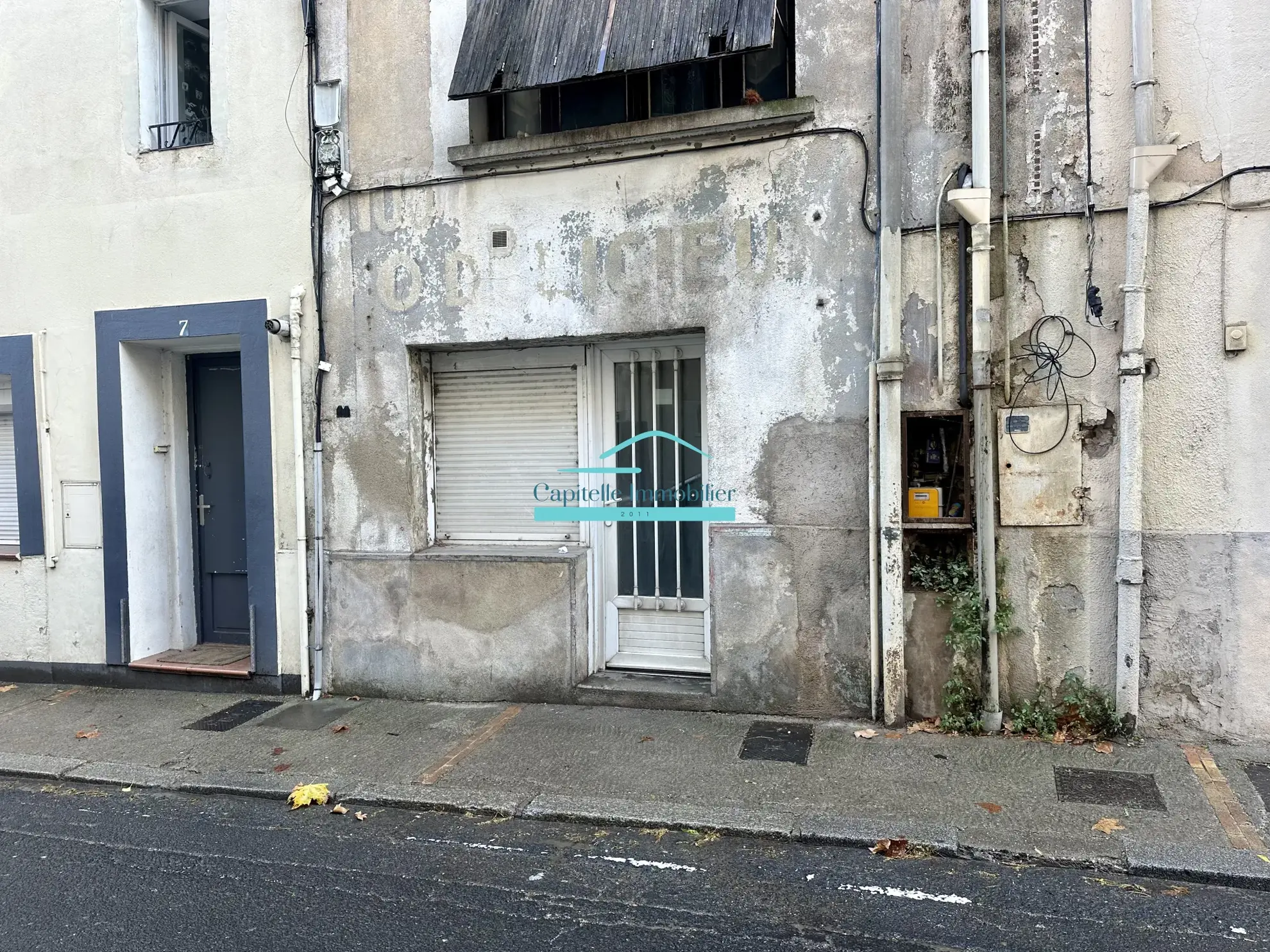 Achat appartement T4 en rez-de-chaussée avec cour et cave à Lodève 
