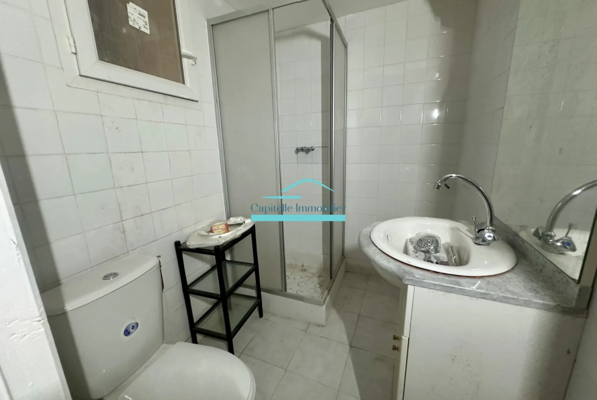 Achat appartement T4 en rez-de-chaussée avec cour et cave à Lodève 