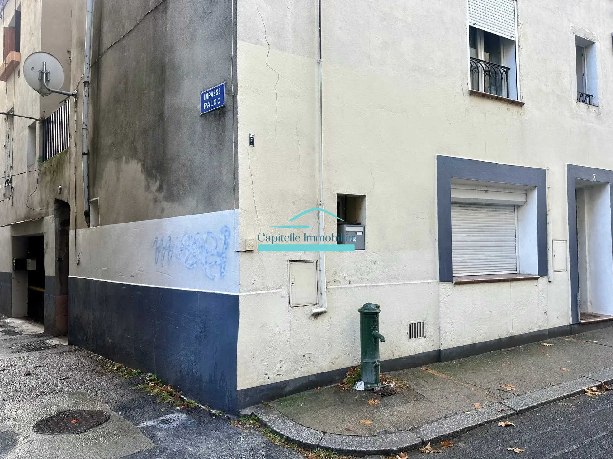 Achat appartement T4 en rez-de-chaussée avec cour et cave à Lodève 