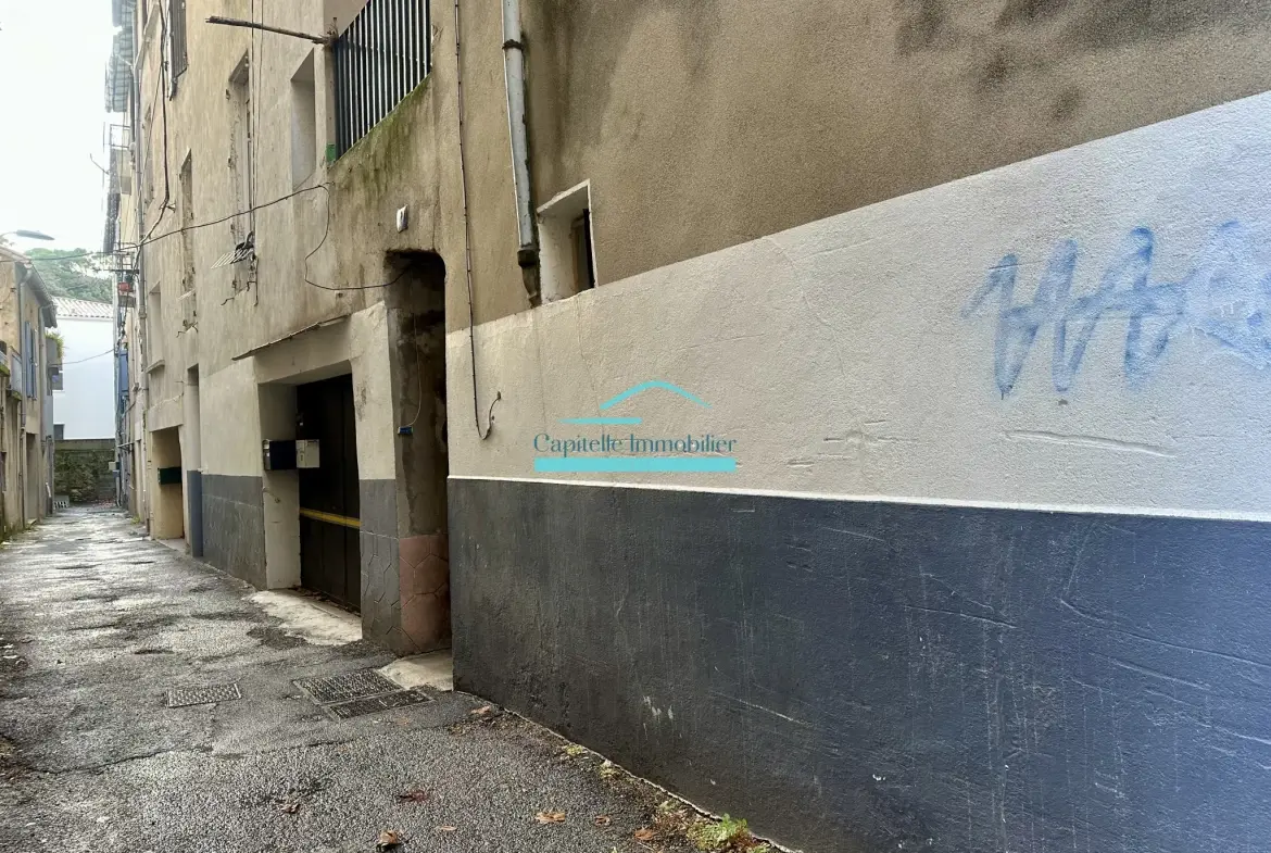 Achat appartement T4 en rez-de-chaussée avec cour et cave à Lodève 