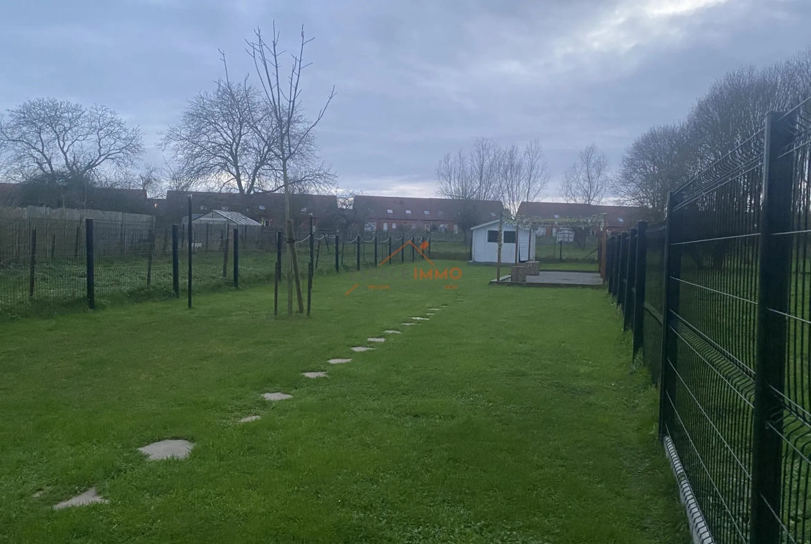 Maison individuelle de 93 m² avec 3 chambres, jardin et garage à Verchain-Maugré 