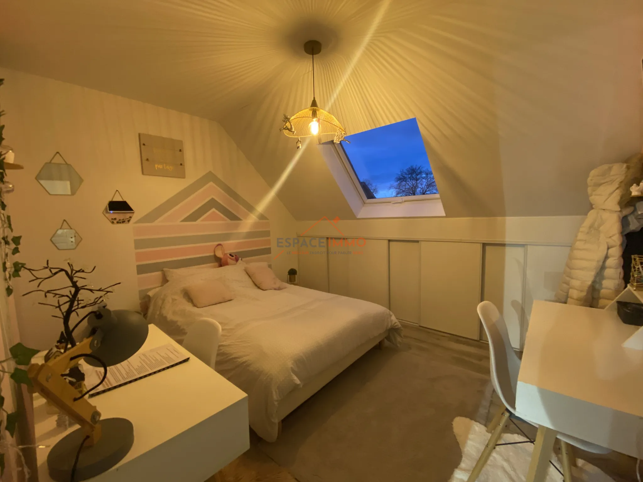 Maison individuelle de 93 m² avec 3 chambres, jardin et garage à Verchain-Maugré 